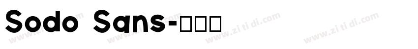 Sodo Sans字体转换